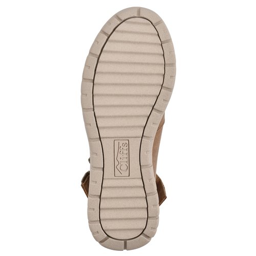 CLIFFS BY WHITE MOUNTAIN Women's Shoes Hope City Hiker Boot, Tan/Fabric/Sweater, 6.5 W