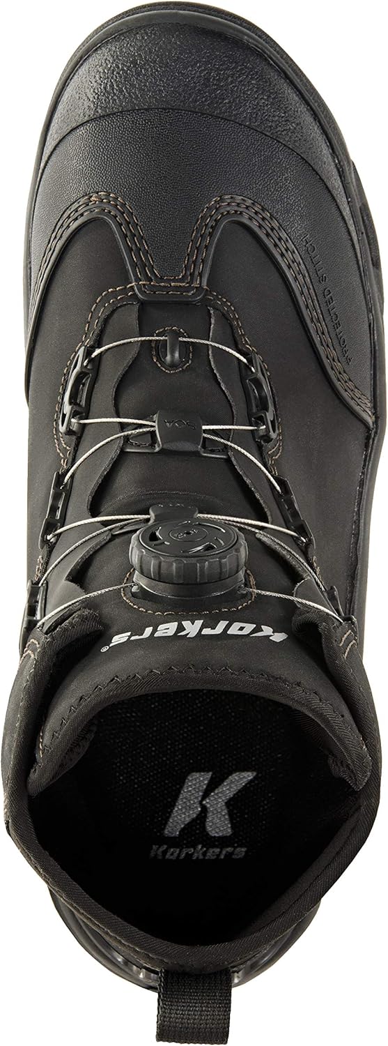 Korkers Men's Devil's Canyon Fishing Boots - Felt & Kling-On Soles | Durable Waterproof Design