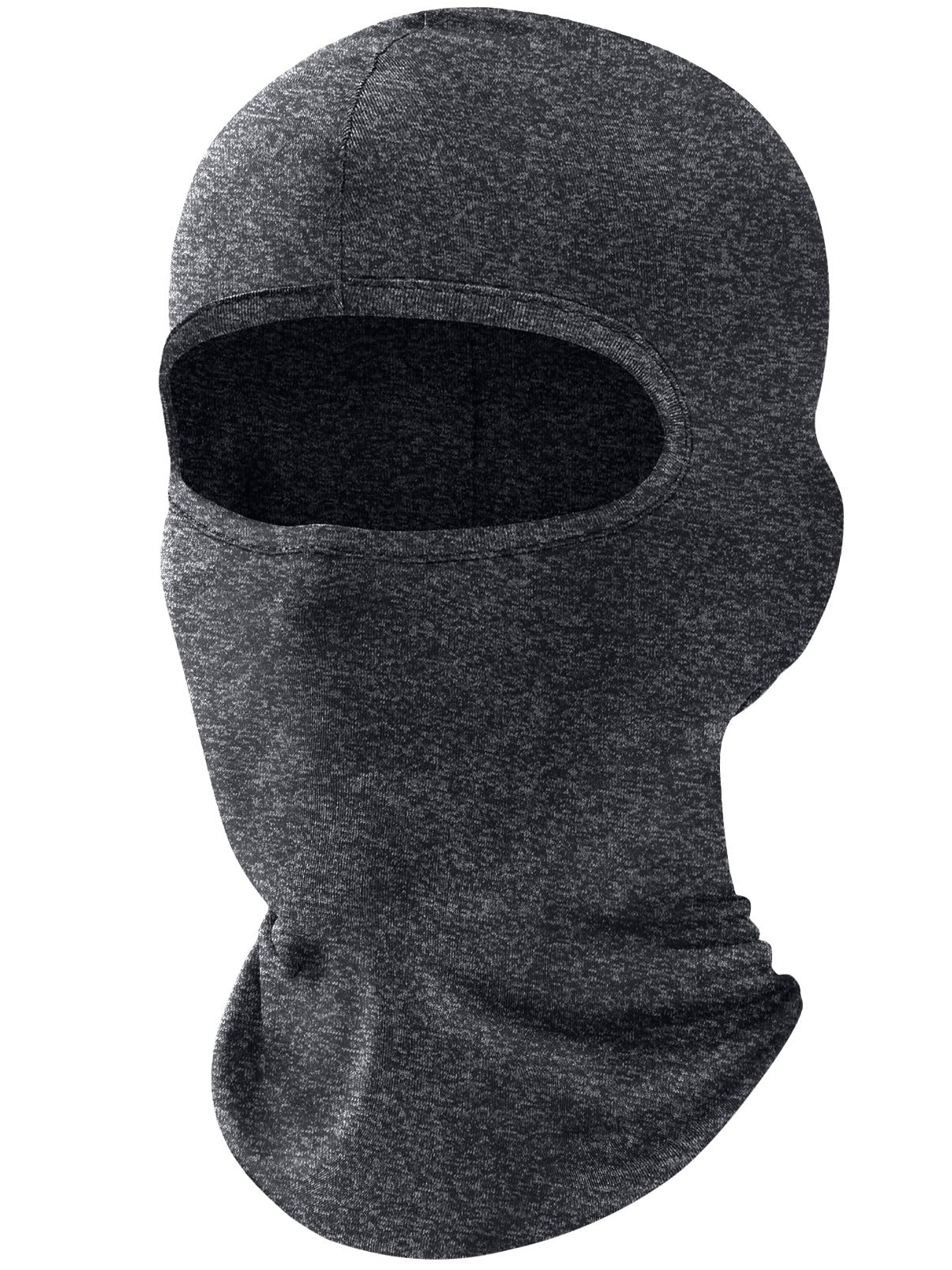 Fuinloth Balaclava Ski Mask, Motorcycle Summer Thin Cooling UV Protection Neck Gaiter for Men/Women Hemp Gray