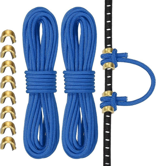 Archery D Loop Rope - Durable Bow String Thread with Brass Nock Points | Essential Archery Accessory
