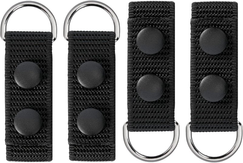 Duty Belt Suspenders with Metal Ring Attachments - Utility Tool Connectors for Police Harnesses