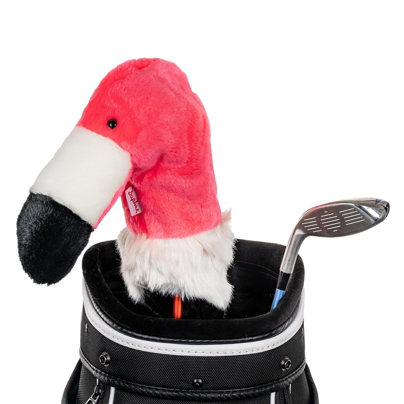Daphne's Headcovers Flamingo Hybrid Headcover | Premium Hybrid and Fairway Wood Headcovers | Funny Golf Club Covers | Stylish Protection for Club | Men's Golf Gear | Hybrid Headcover for Men and Women