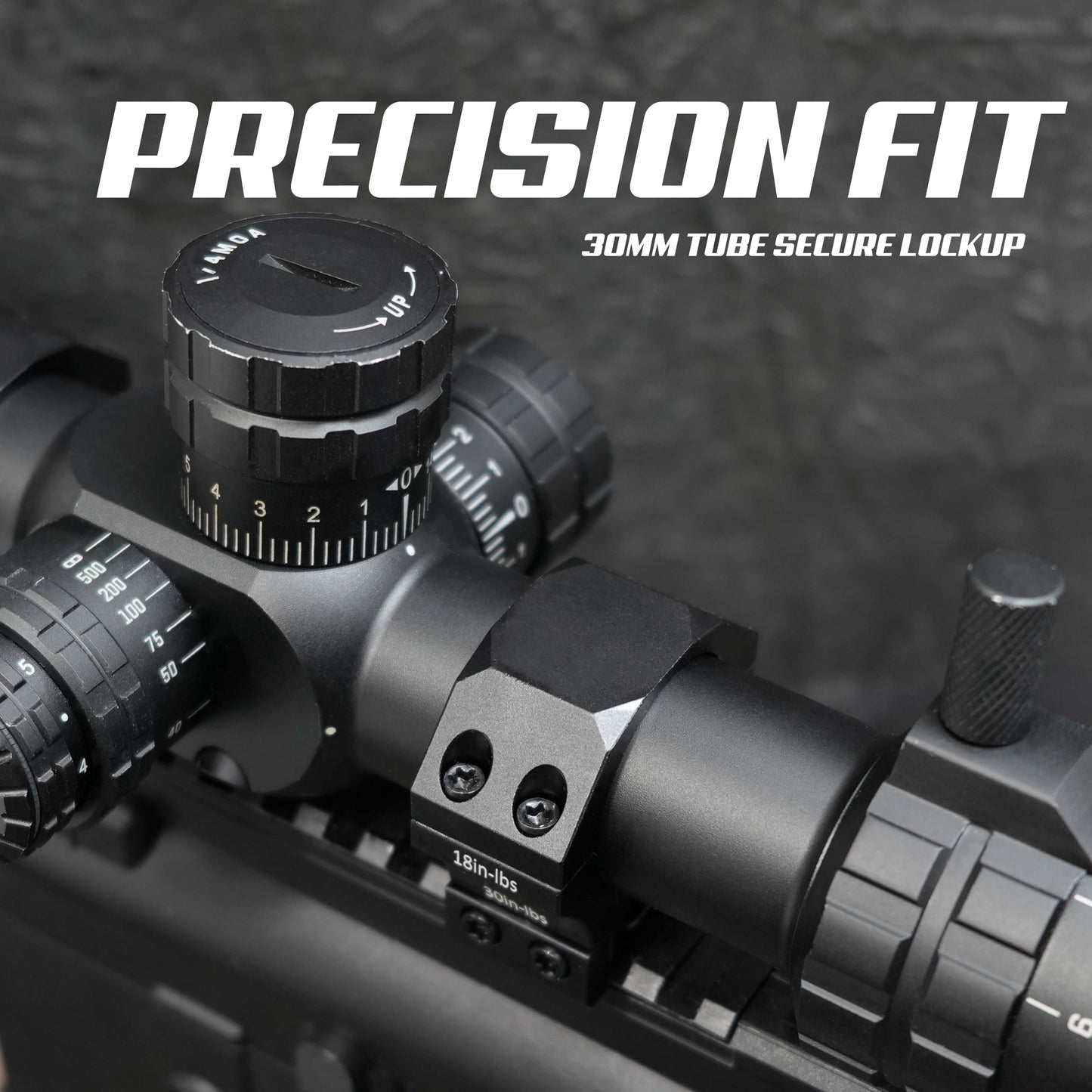 Triton 30mm Ultra Precision Match-Grade Scope Rings - 1.00" Centerline Height