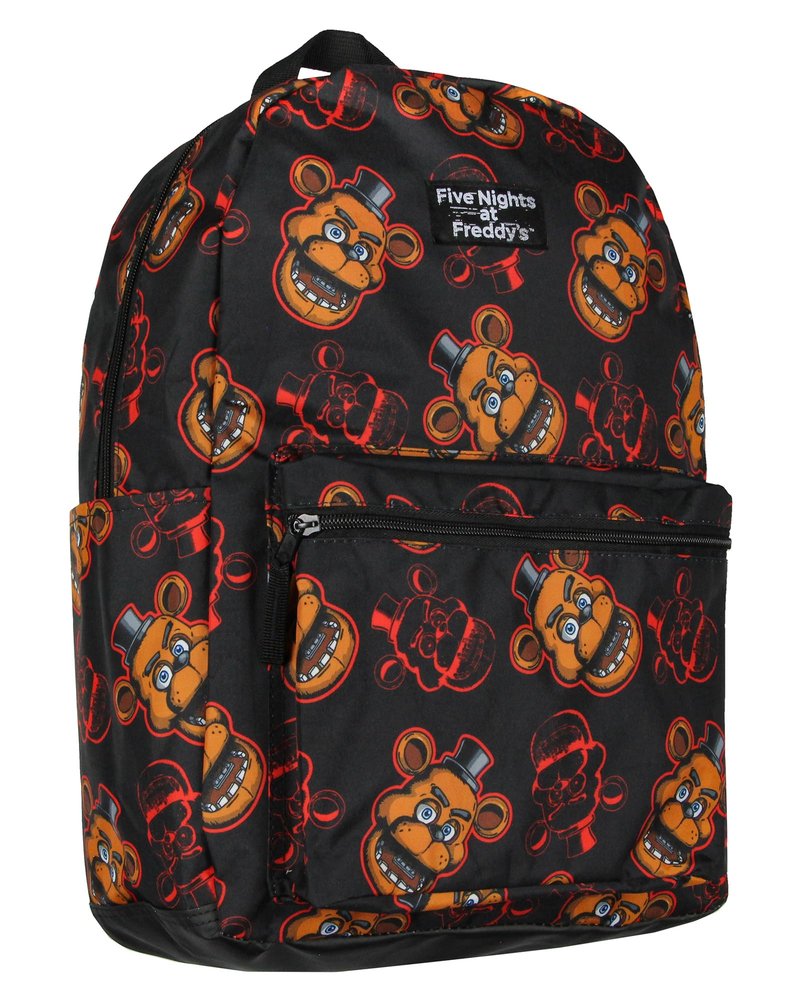 Bioworld Five Nights At Freddy's Backpack Freddy Fazebear Sublimated Travel Backpack 16"