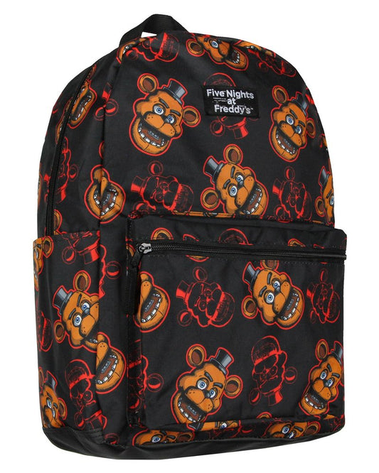 Bioworld Five Nights At Freddy's Backpack Freddy Fazebear Sublimated Travel Backpack 16"
