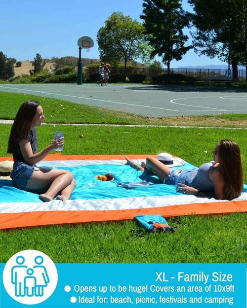 ECCOSOPHY Sandproof Beach Blanket and Quick Dry Microfiber Beach Towel Collection.