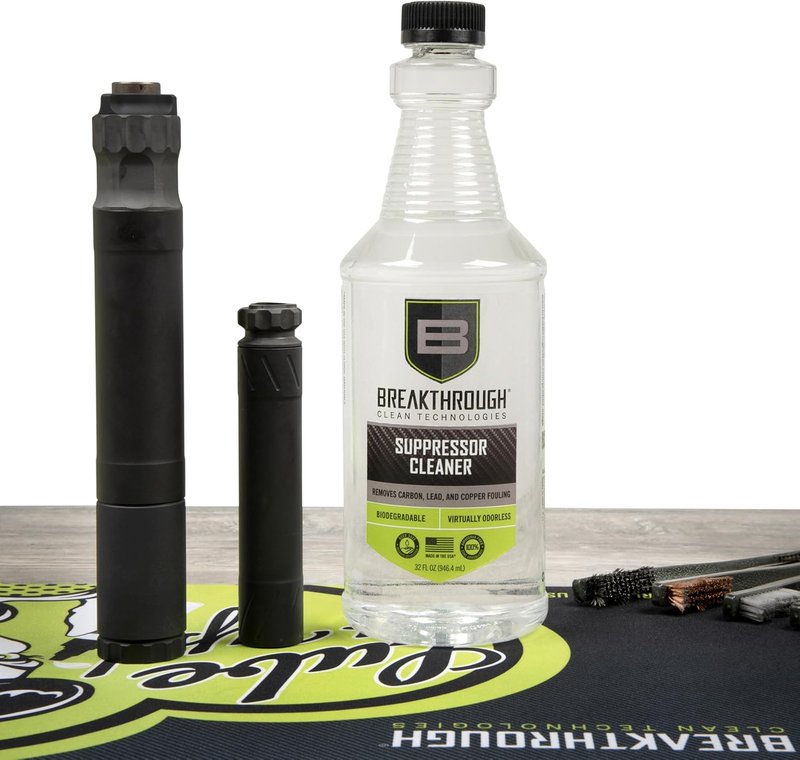 Suppressor Cleaner - Advanced Breakthrough Formula for Firearm Maintenance | 8 oz Bottle
