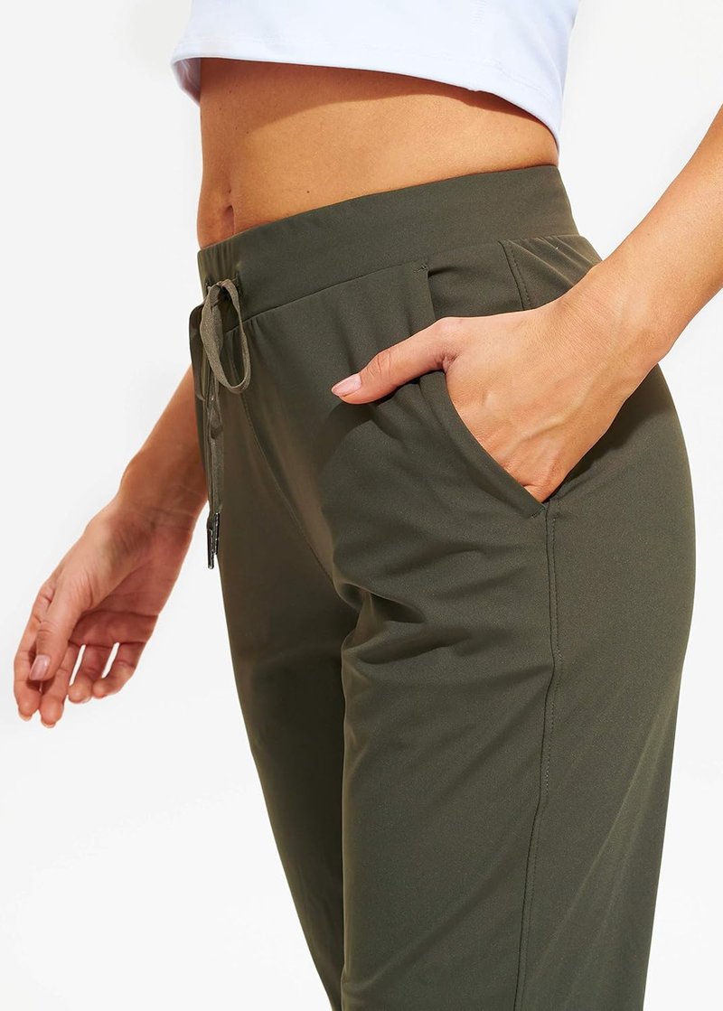 Libin Women's Athletic Joggers - Tapered Sweatpants with Pockets | Petite/Regular/Tall Sizes