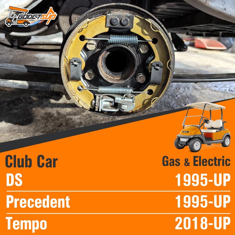 GODCTSUP Golf Cart Brake Assembly, Fits Precedent &DS 1995-Up and Tempo 2018-Up, Driver & Passenger Side Club Car Rear Brake Cluster, Club Car Brake Kit OEM# 101823301, 103380202