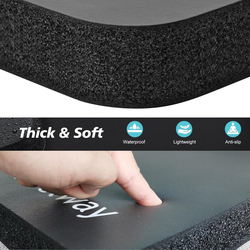 steelway Kneeling Pad Extra Thick, Garden Knee Pad, Yoga Knee Pads Cushion,Knee and Ankle Exercise Mat,Balance Pads for Physical Therapy, Yoga Mat Thick 2 inch