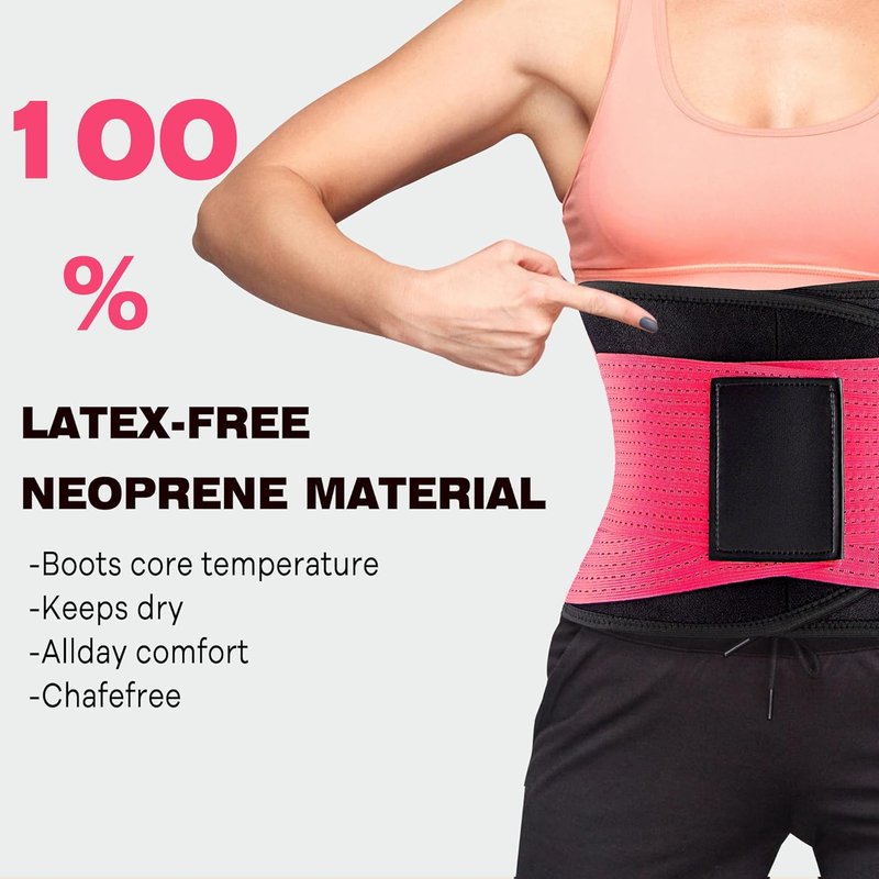 VENUZOR Waist Trainer Belt for Women - Slimming Waist Cincher & Body Shaper | Adjustable Size