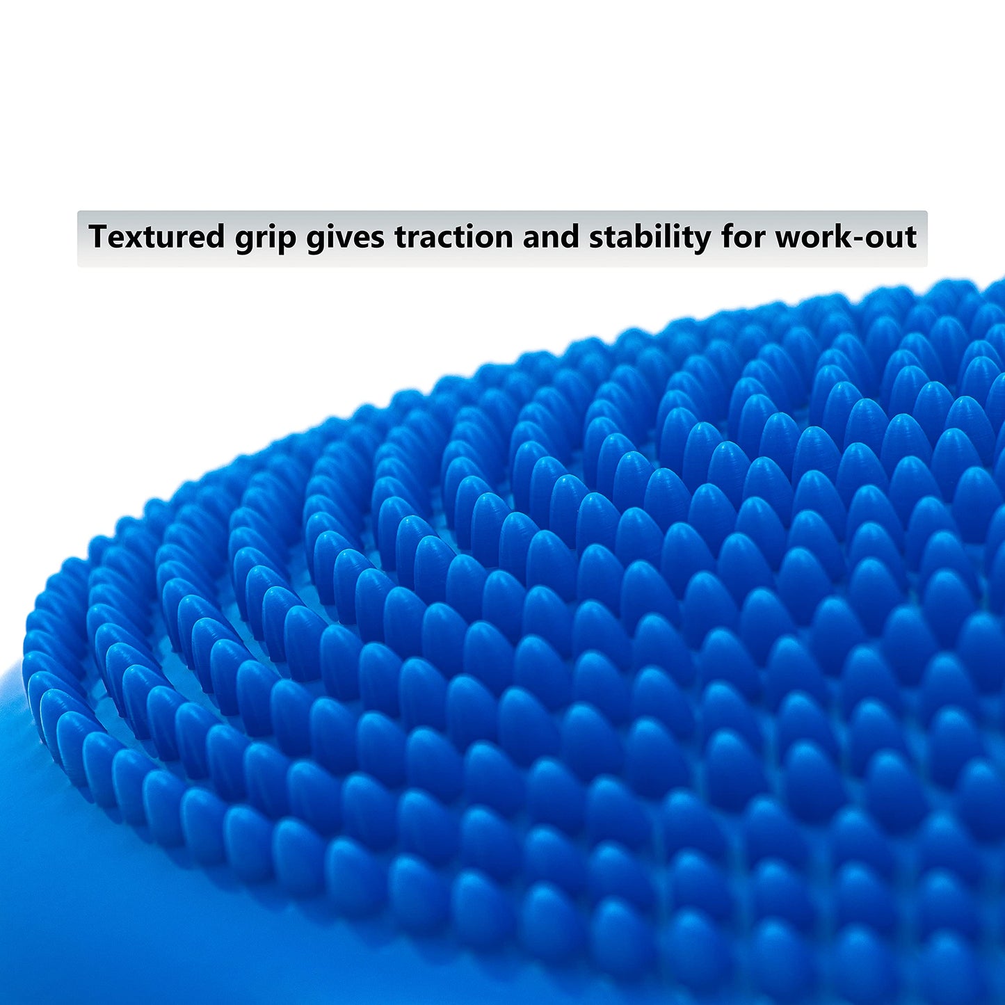 Trademark Innovations PVC Fitness and Balance Disc - 13-Inch Diameter - Set of 4 (Royal Blue)