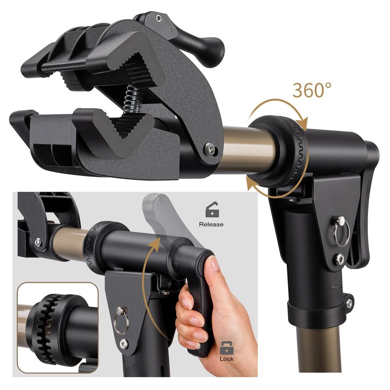 CHEPARK Bike Repair Stand (Max 80lbs) - Bike Stand Rack for Workstand Maintenance - E Bike Repair Stand Bicycle Shop Home Mechanics for Mountain Bike and Road Bike