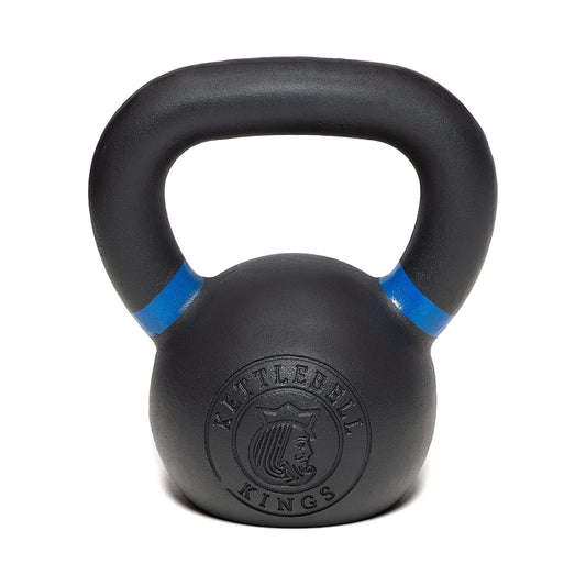 Kettlebell Kings | Powder Coated Kettlebells Weight 25LB | Hand weights Workout Gym Equipment & Strength training sets for Women & Men | Weights set for Home Gym (5-90LB)