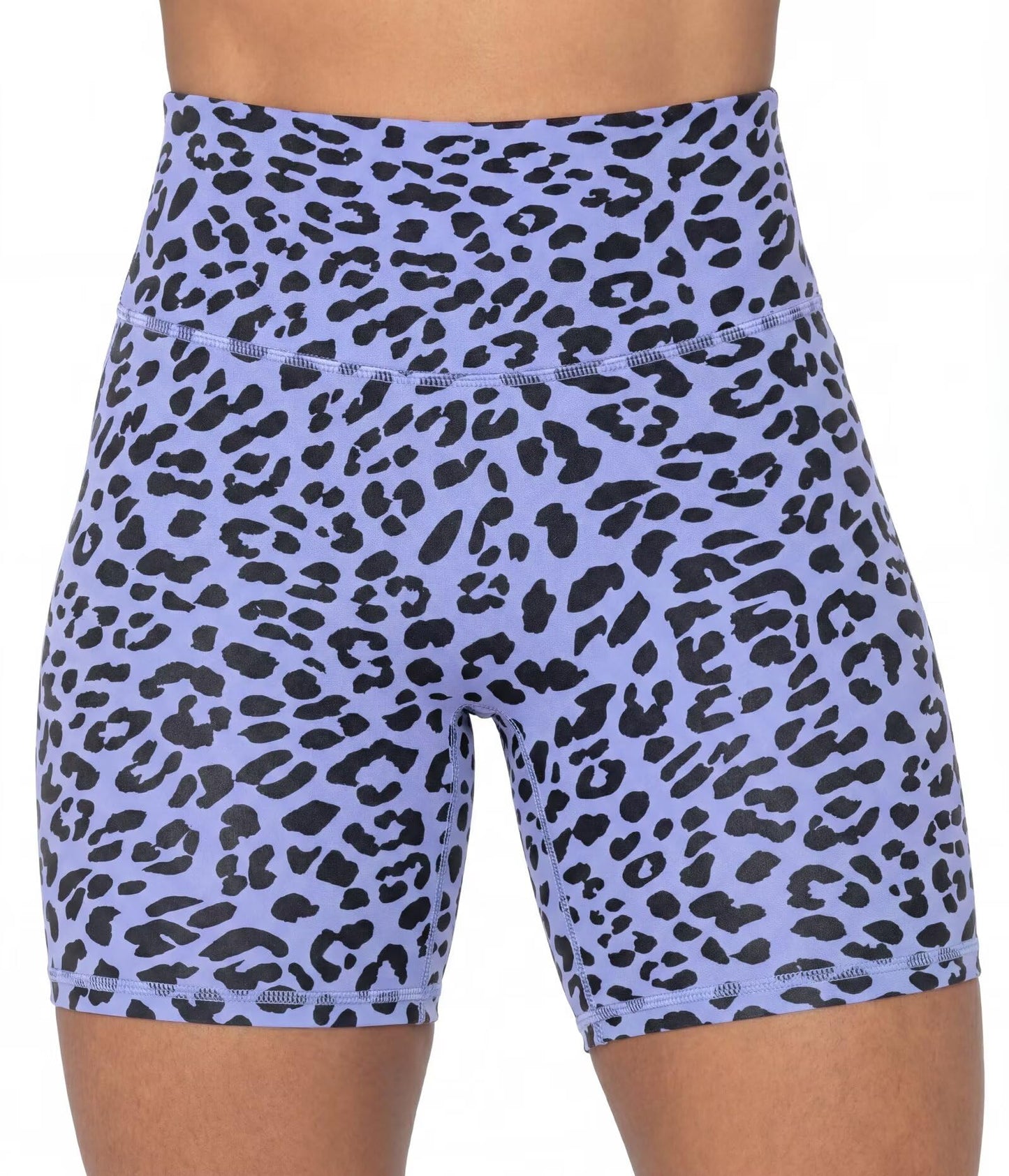 Sunzel Women's No Front Seam High Waisted Biker Shorts for Yoga Workout