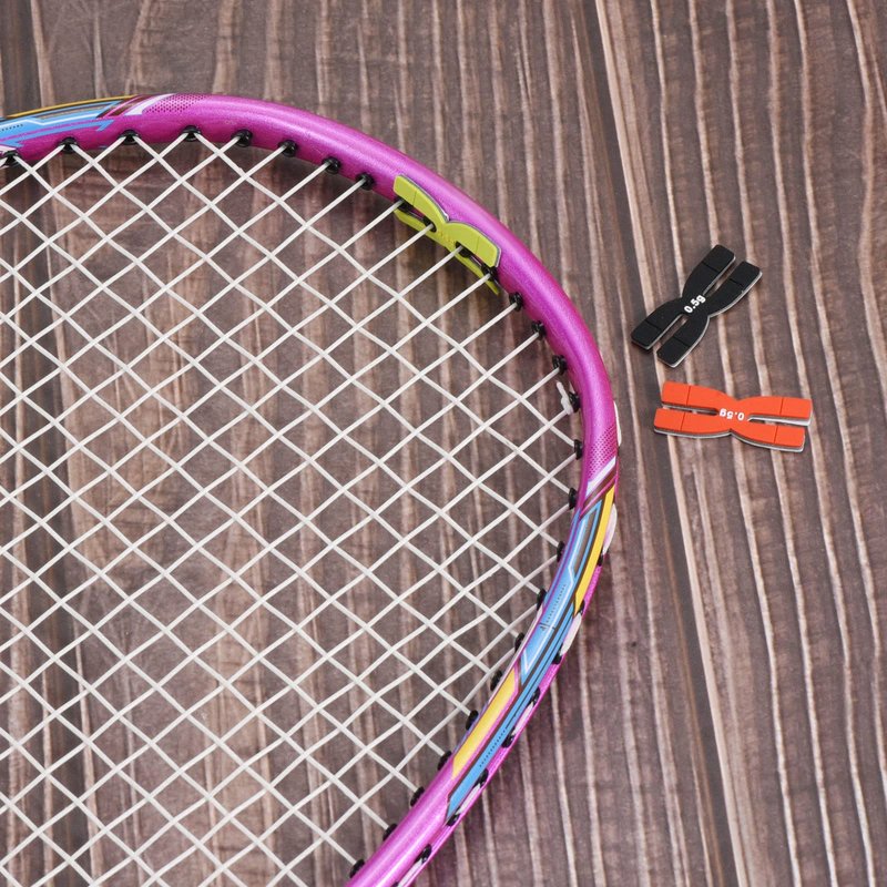 PATIKIL 0.5g Racket Weight Balance Strips, 10 Pack Silicone Badminton Racquet Weighted Tapes, Black