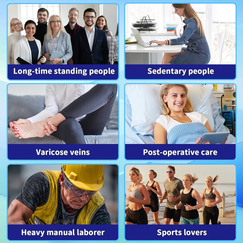 2 Pairs 20-30mmHg Compression Pantyhose for Women & Men, Medical Graduated Compression Leggings for Women, Footless Compression Stockings Support Compression Tights for Varicose Veins, Edema, Dvt