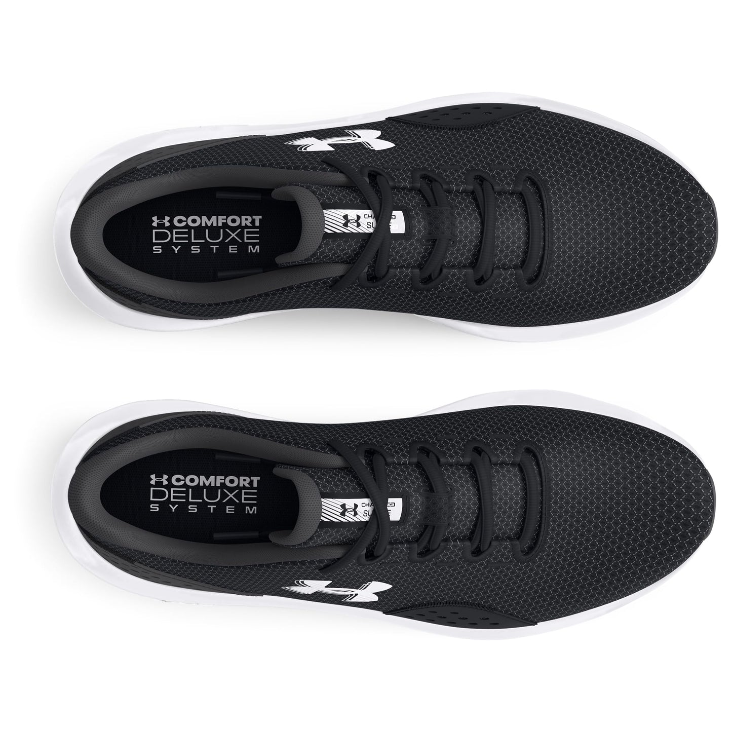 Under Armour Men's Charged Surge 4, (001) Black/Anthracite/White, 9.5, US