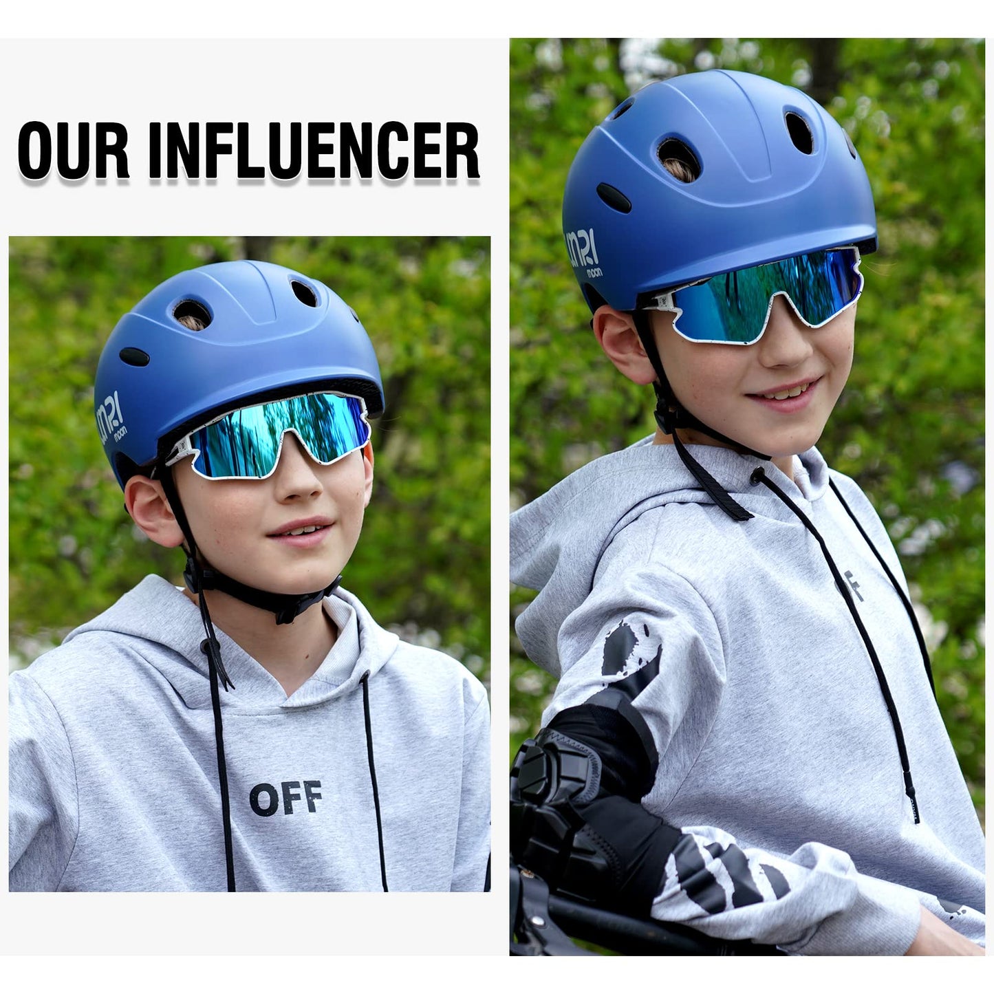 DUCO Kids Youth Baseball Sunglasses for Boys Girls Age 8-16 Polarized UV400 Protection Sports Cycling Glasses DK268