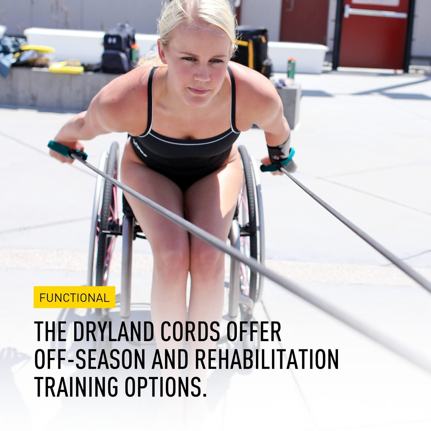 FINIS Dryland Cords - Swim Resistance Bands for Strength & Flexibility - Simulates Swim Strokes - All Ages