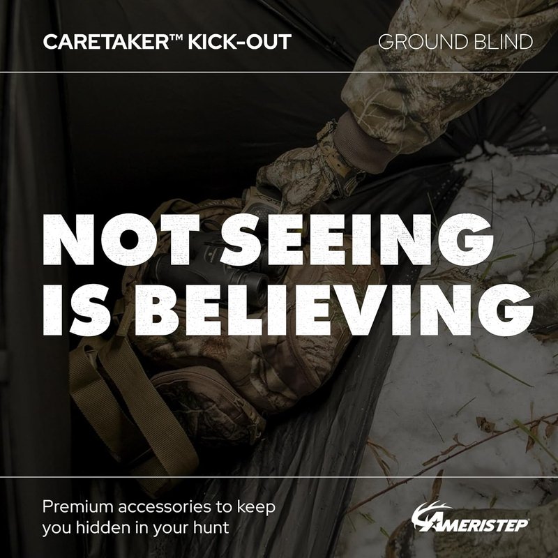 Ameristep Caretaker Hunting Blind - Durable, Weather-Resistant Design | Easy Setup for Outdoor Use
