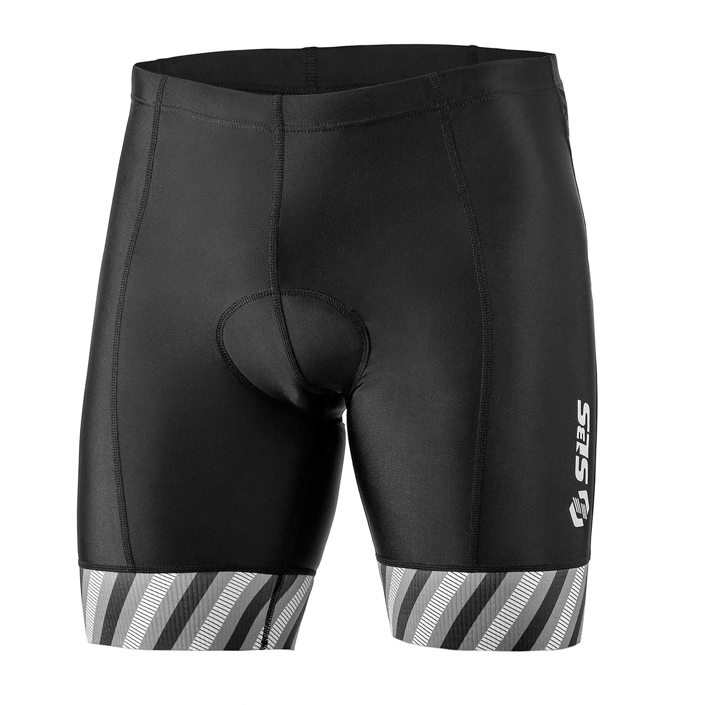 SLS3 Triathlon Shorts Mens – Tri Shorts Mens – 2 Pockets FRT – Designed by Athletes for Racing (Storm Wave, Medium)