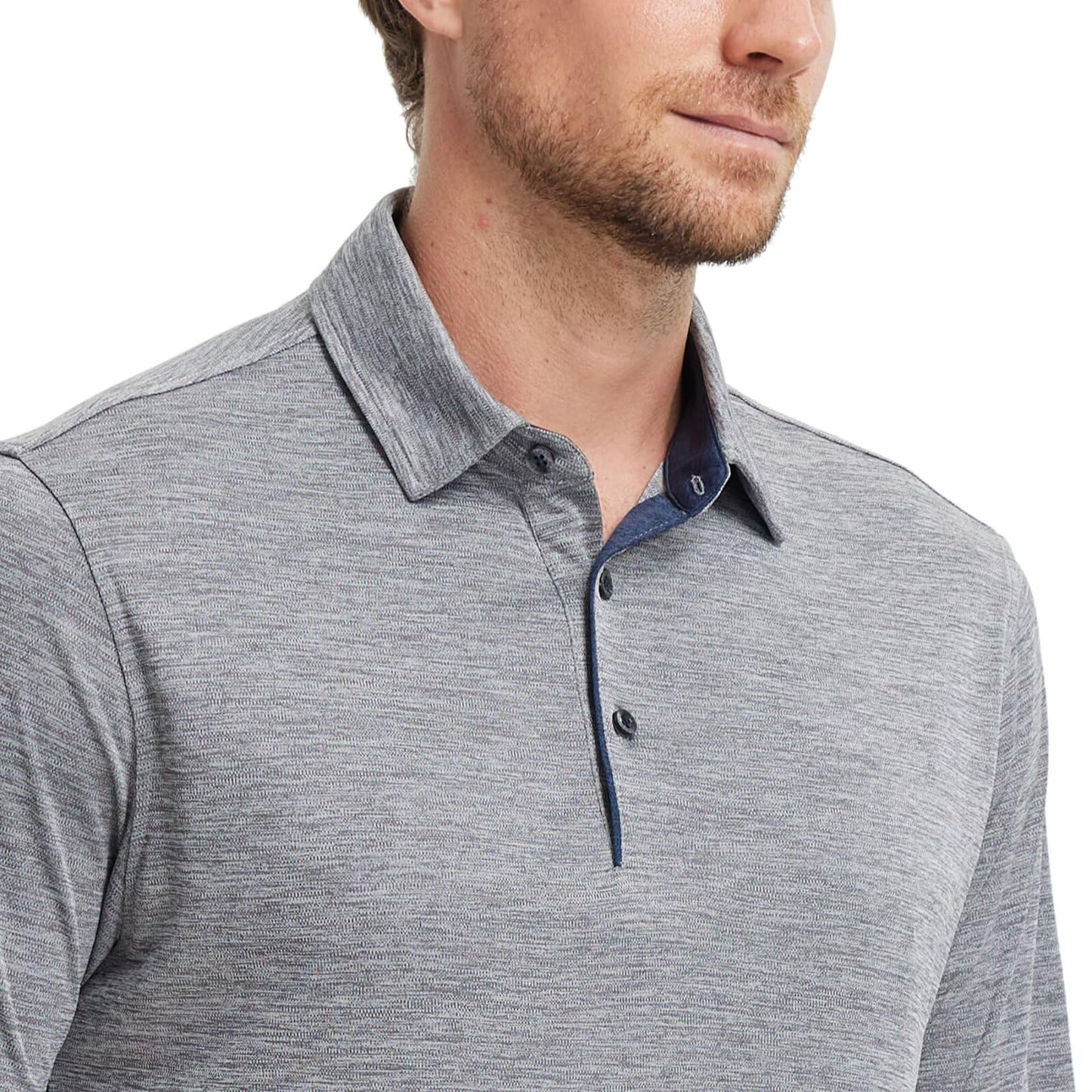 M MAELREG Mens Golf Shirt Short Sleeve Dry Fit Casual Moisture Wicking Performance Heather Collared Polo Shirt