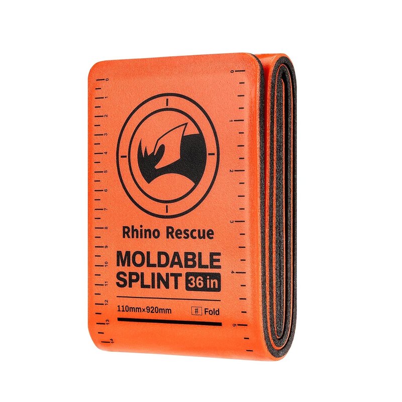 First Aid Splint - 36" X 4.3" Orange-Gray | Keeps Bones in Position