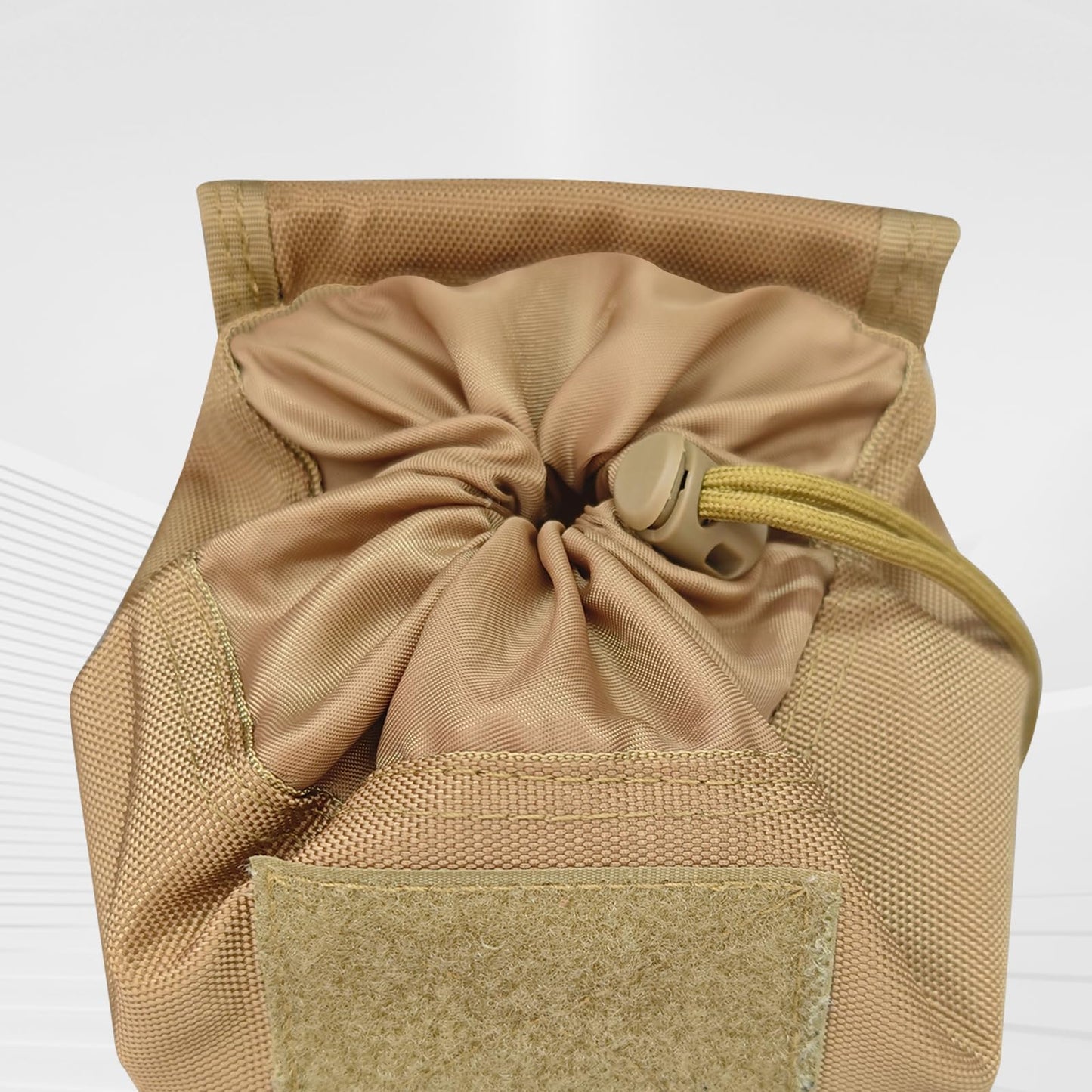 ELVO Molle Dump Pouch, Roll-Up Drawstring Magazine Pouch, Folding Recovery Storage Pack, Utility Dump Pouch Waist Bag for Tactical
