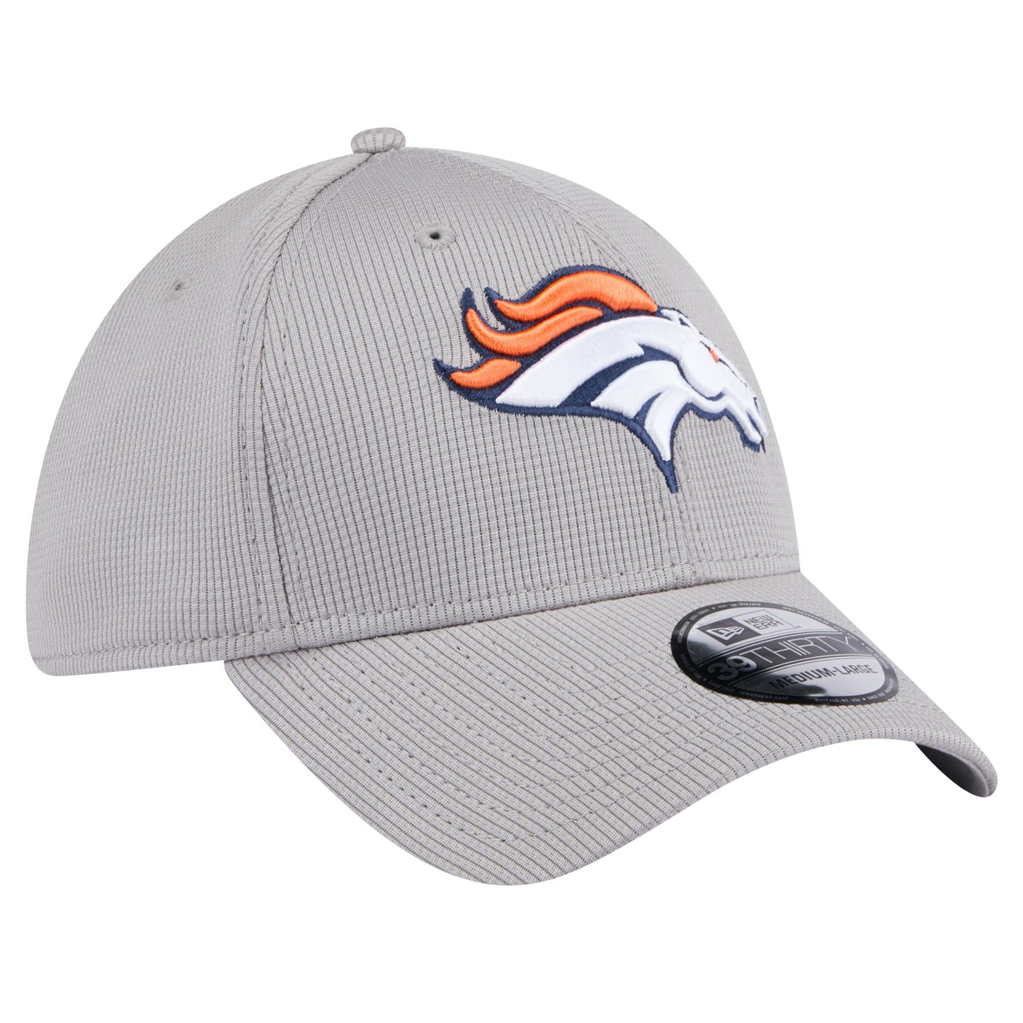 New Era Men's Gray Denver Broncos Active 39THIRTY Flex Hat