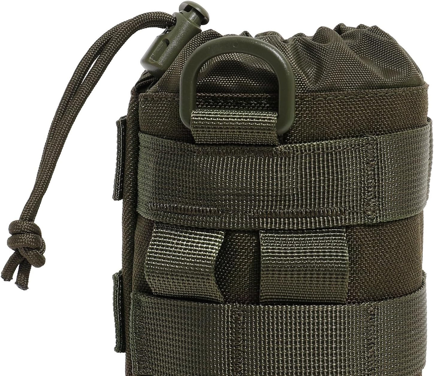 Tactical MOLLE Water Bottle Holder - Durable Nylon Hydration Carrier for Belt, Backpack, Vest | Ideal for Hiking, Camping, Fishing