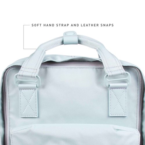 Doughnut Macaroon Nature Pale Series 16L Travel Ladies College Lightweight Commuter Casual Daypacks Bag Backpack (Raindrop)