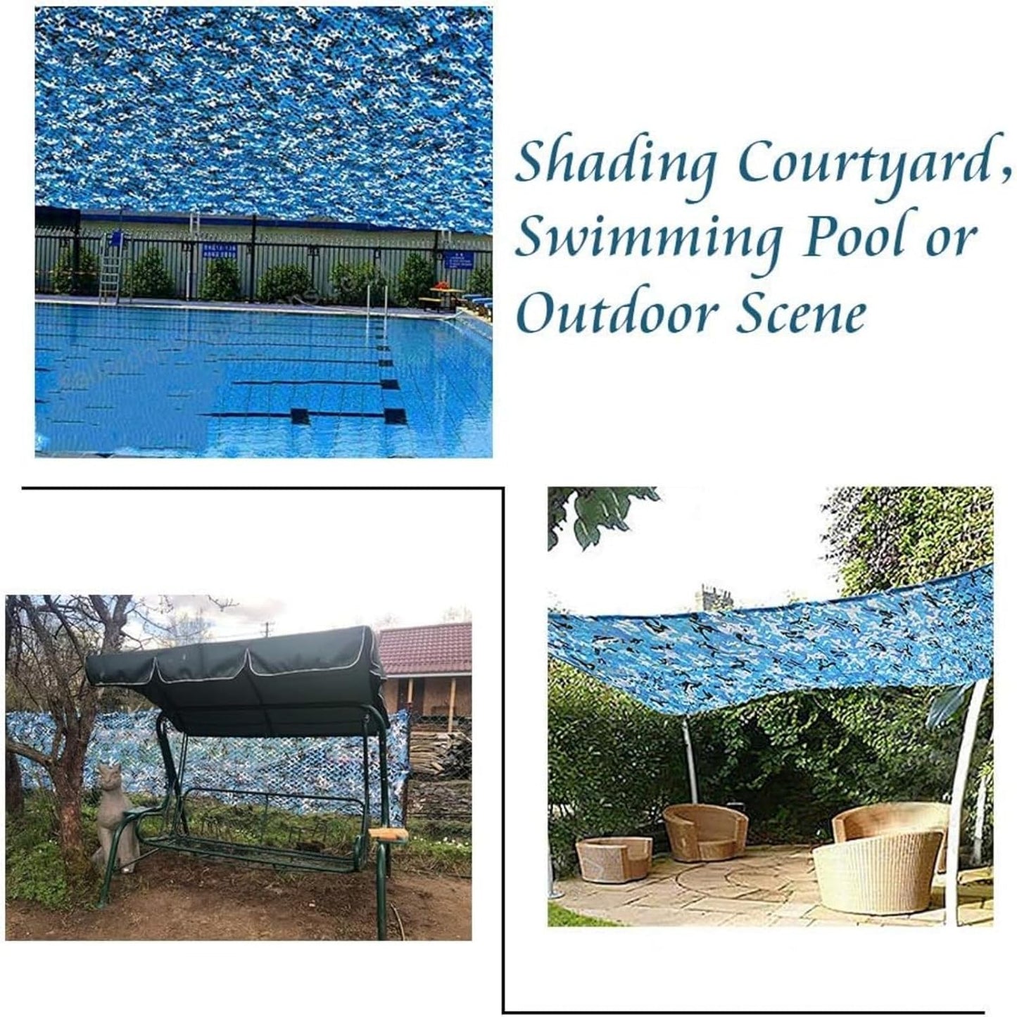 Camo Netting | Camouflage Net for Hunting Blind & Military Decor - 20x20, 10x20, 10x10 Sizes