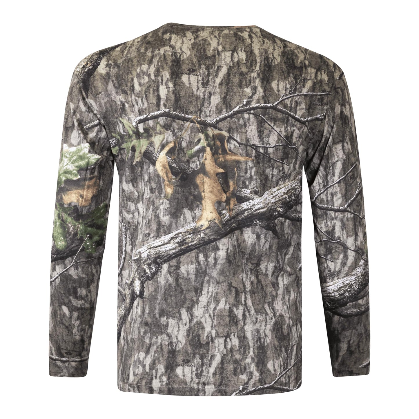 Mossy Oak Long Sleeve Hunting Camo Shirt for Men, with Pocket