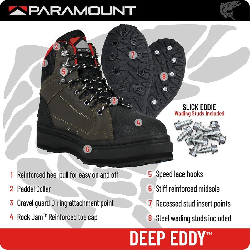 Men's Deep Eddy Cleated Hiking Shoes - Durable Traction for Outdoor Adventures