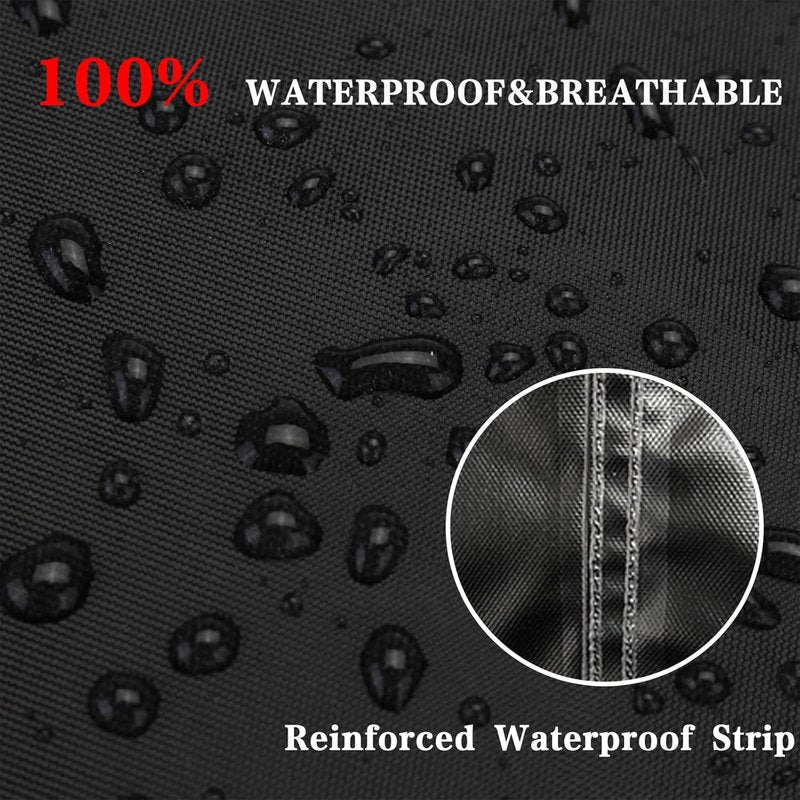 Boat Cover 17-19ft - Waterproof Heavy Duty UV Resistant Marine Grade Polyester | Fits V-Hull & Tri-Hull Fishing Boats