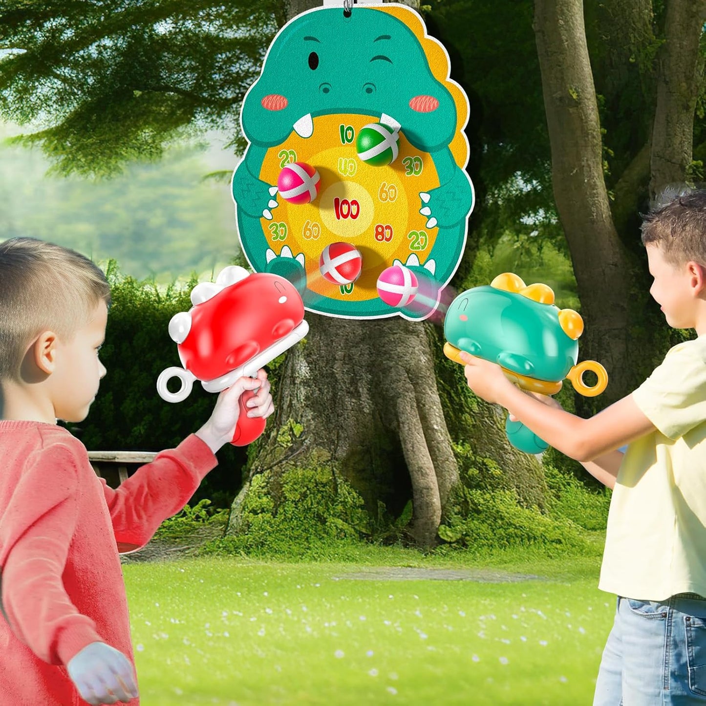 Dinosaur Dart Shooting Game for Kids | Outdoor & Indoor Fun for Ages 3-8 | Perfect Birthday Gift