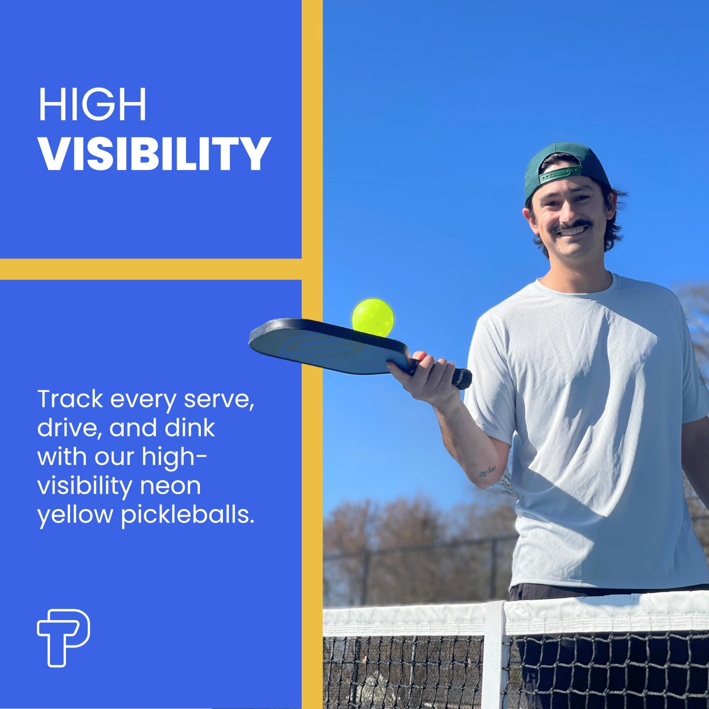TRUPICKLEBALL Tru-40 Outdoor Pickleballs - USAPA Approved Pickleball Balls for Recreational and Tournament Play - Available in 3, 12, 50, and 100 Packs (12)