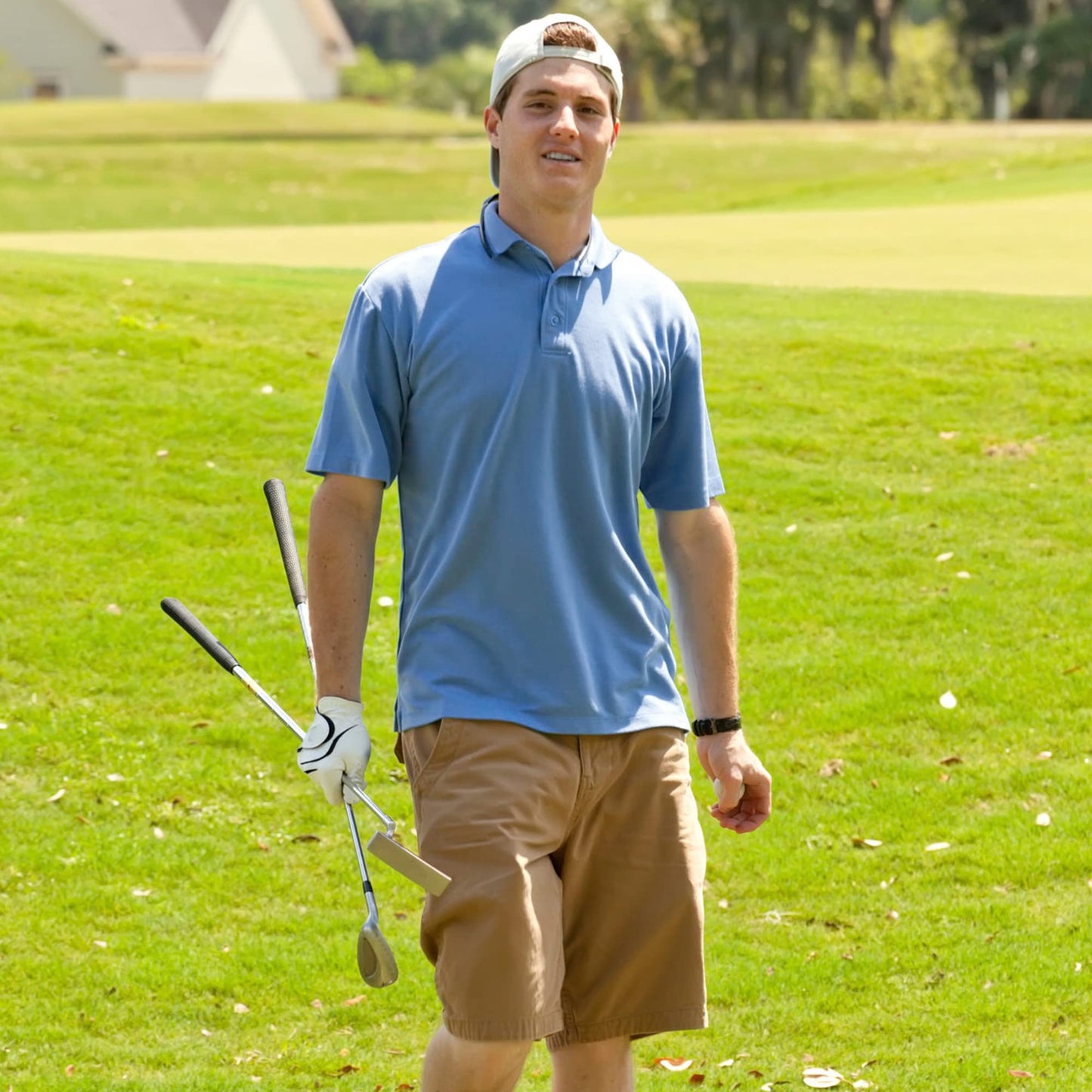 MCPORO Golf Polo Shirts for Men Casual Moisture Wicking Men's Polo Shirts Quick Dry Short Sleeve