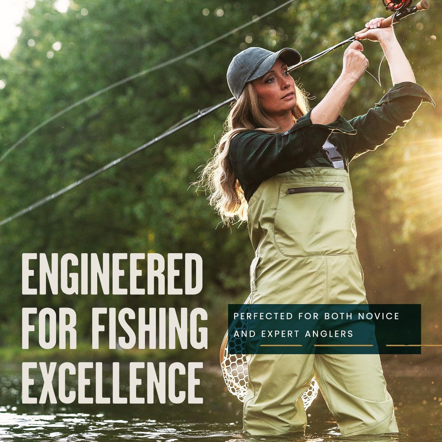 Moonshine Rod Company Fly Fishing Rod with Carrying Case and Extra Rod Tip Section Fast Action, The Vesper, 5wt 9'