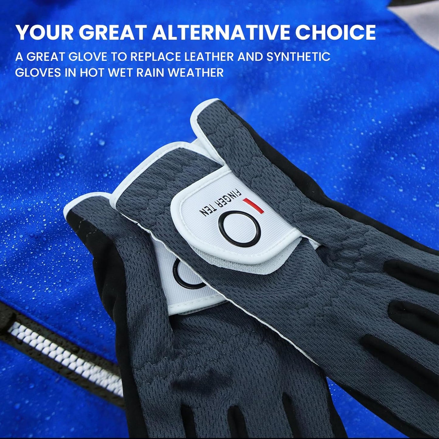 Golf Gloves for Men - All-Weather RainGrip Design | Right & Left Hand Options in Sizes S-XXXL