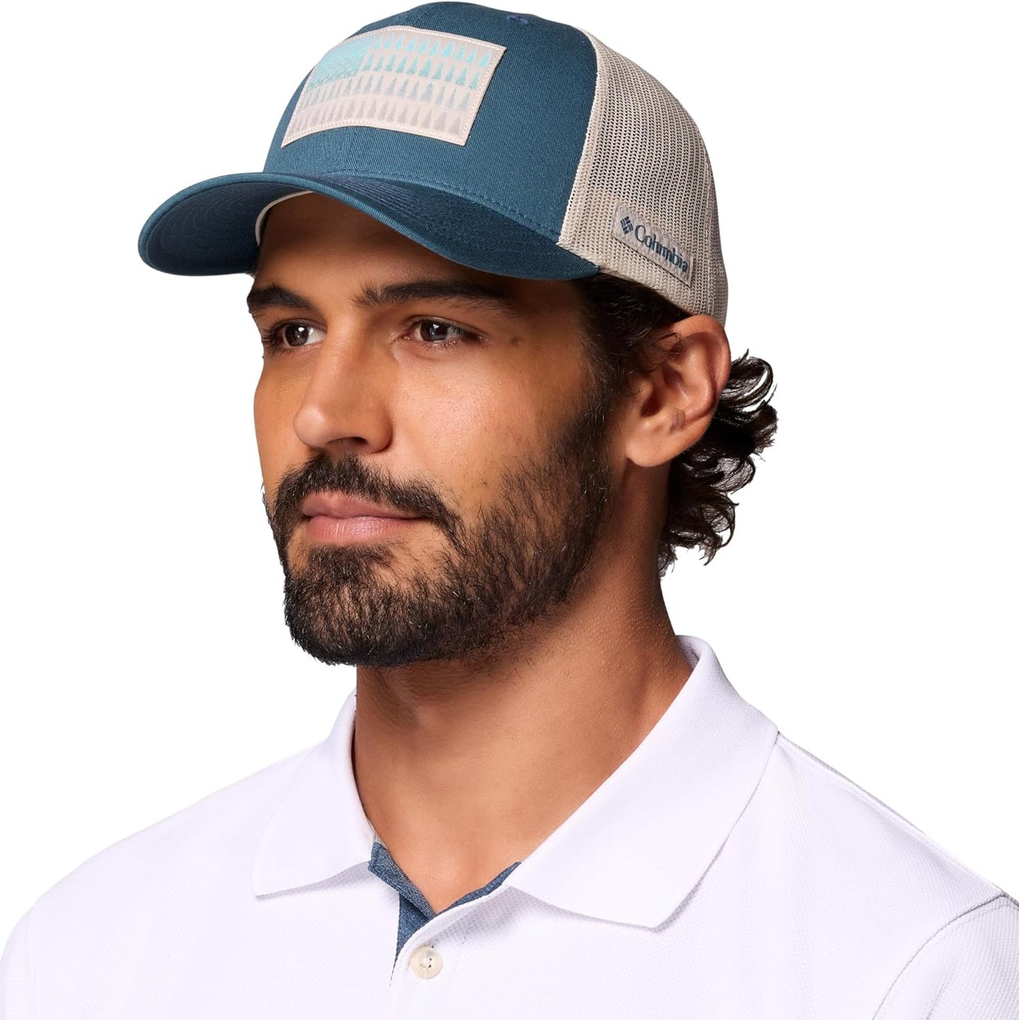 Columbia Unisex Tree Flag Mesh Snapback Hat - Adjustable Fit, Stylish Design
