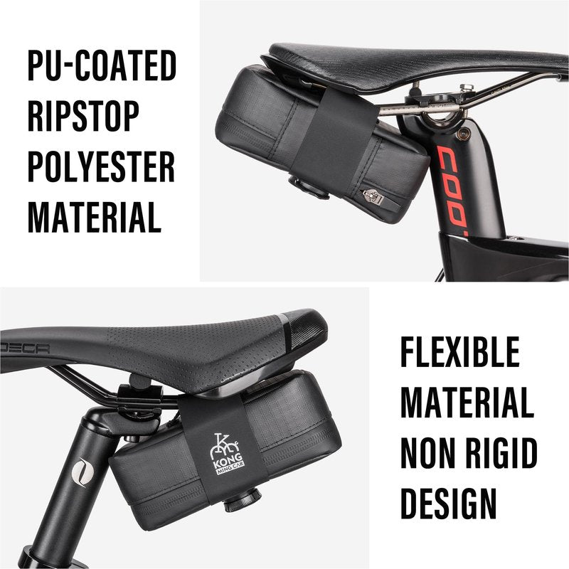 KONG MING CAR Bike Seat Bag, Bike Saddle Bag Under Seat, Mountain Road Bike Bag Under Seat Packs, Bicycle Saddle Tool Bag, Cycling Bag