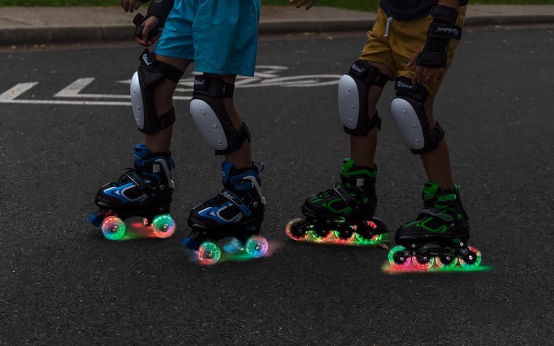 Adjustable Inline Skates for Kids - Light-Up Wheels | Ages 4-16