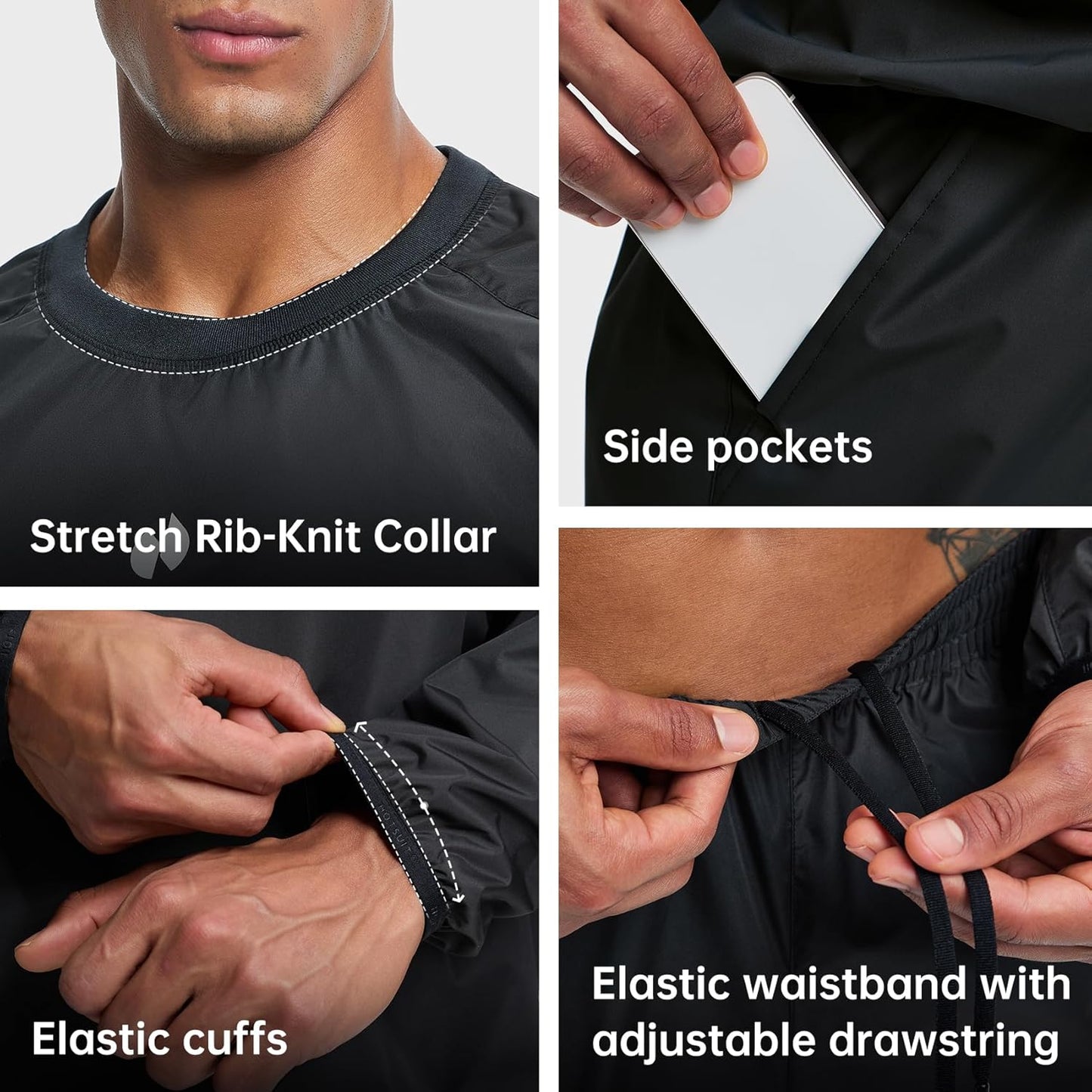 Men's Sauna Suit | HOTSUIT Durable Sweat Jacket for Gym Workouts - Exercise Gear