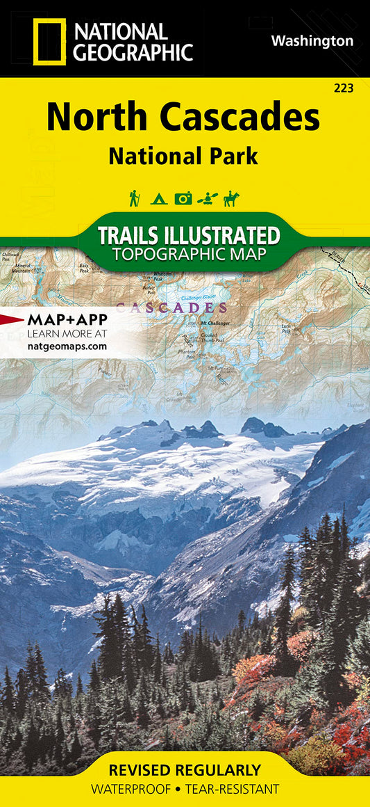 North Cascades National Park Map (National Geographic Trails Illustrated Map, 223)