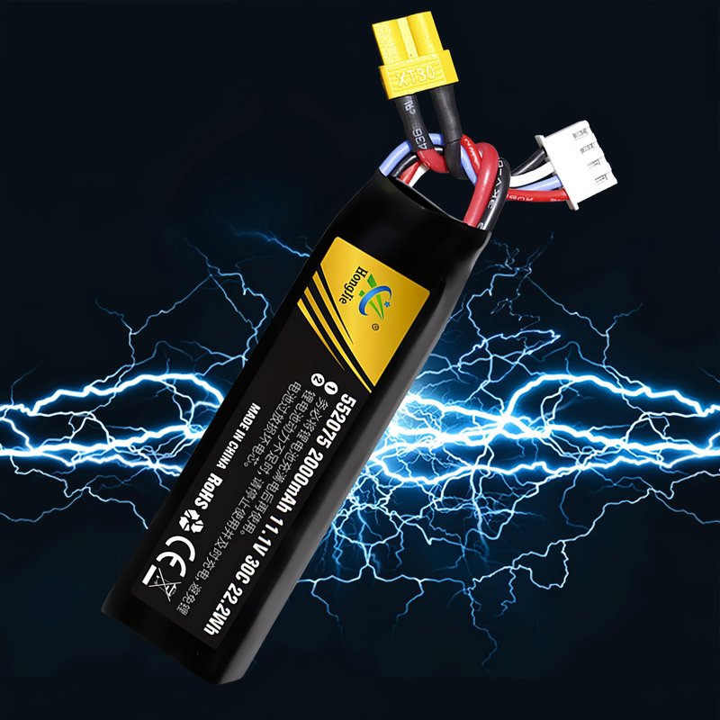 Cecicebb Airsoft Lipo Battery 11.1V 2000mAh with XT30 Connector for Airsoft Gun Rechargeable Batteries 2 Pack with 3S Charging Cable