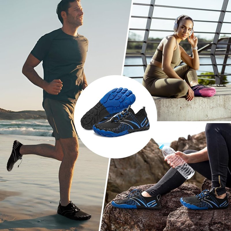 Hiking Barefoot Water Shoes - Quick Dry Aqua Shoes for Men & Women | Ideal for Beach, Pool, Kayaking & Outdoor Sports