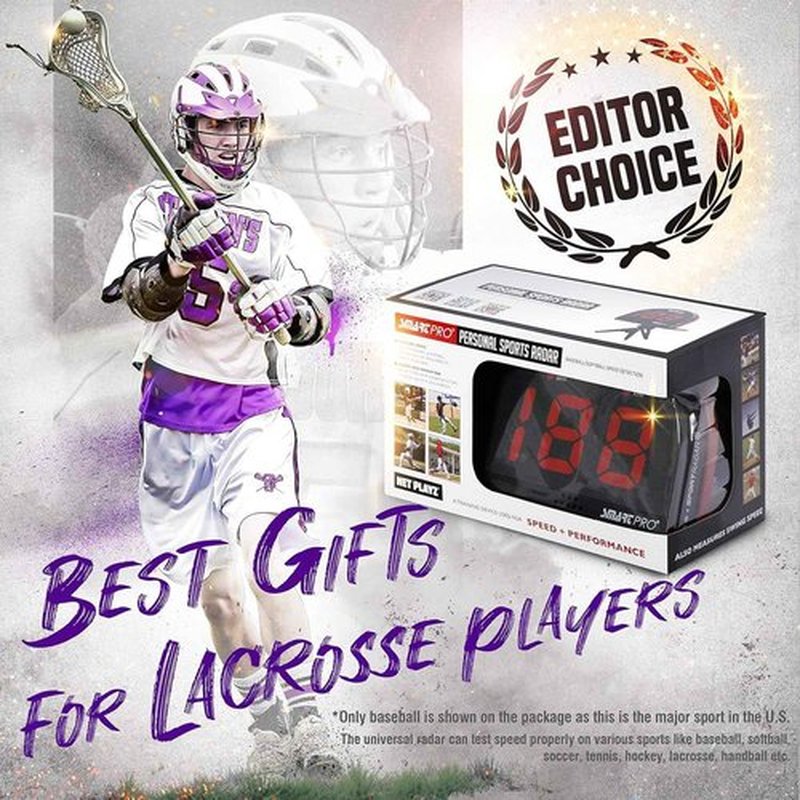 Lacrosse Radar Gifts Training Aids - Speed Guns, Shot Speed Sensors, Hands-Free Radar Guns | High-Tech Gadgets & Gear