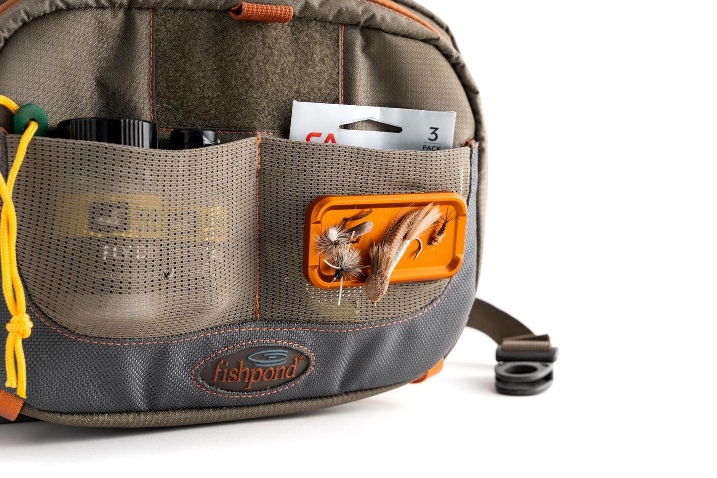 Cling Fishing Products Mag Grab Doublestack – Compact Magnetic Fly Holder/Fly Patch & Organizer for Fly Fishing Vest, hat, Waders and Fishing Packs